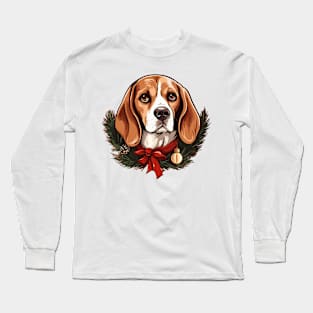 Christmas Beagle Long Sleeve T-Shirt